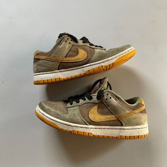 Nike Dunk Low 'Dusty Olive' (DH5360-300) Expeditedship Size 7 WORN - Picture 9 of 10